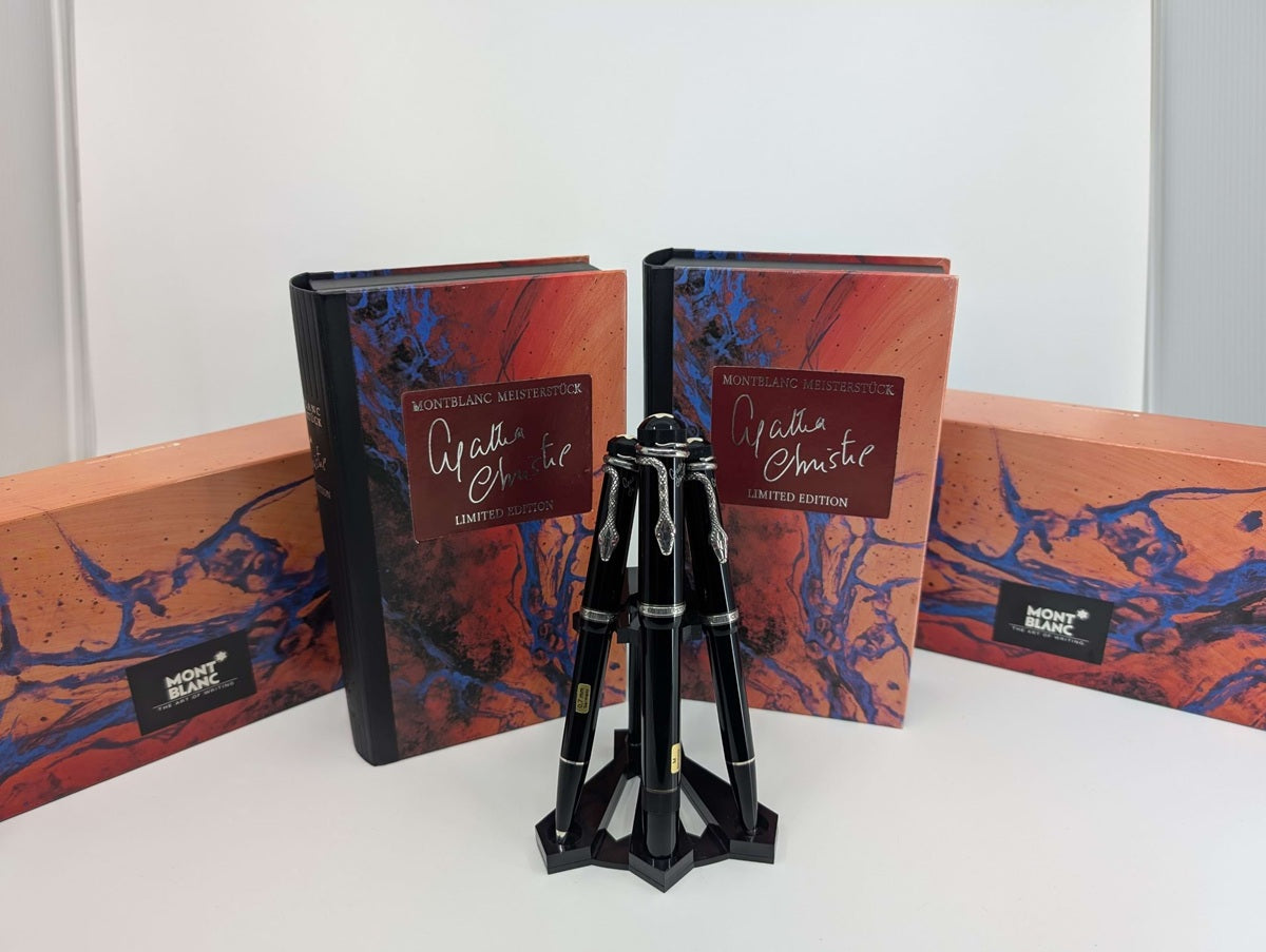 *Consignment* Montblanc Writer's Edition Agatha Christie Pen Set Fountain Pen | Mechanical Pencil | Ballpoint