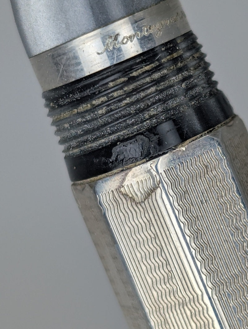 *Consignment* Montegrappa Privilege Deco Sterling Silver Rollerball Pen