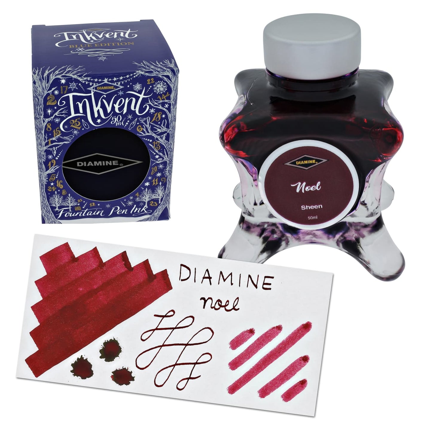 Diamine Inkvent Bottled Fountain Pen Ink 50mL