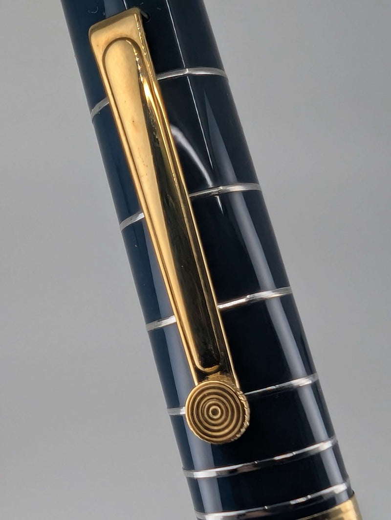 *Consignment* OMAS 1995 Marconi Blue Fountain Pen 18k Gold Fine Nib