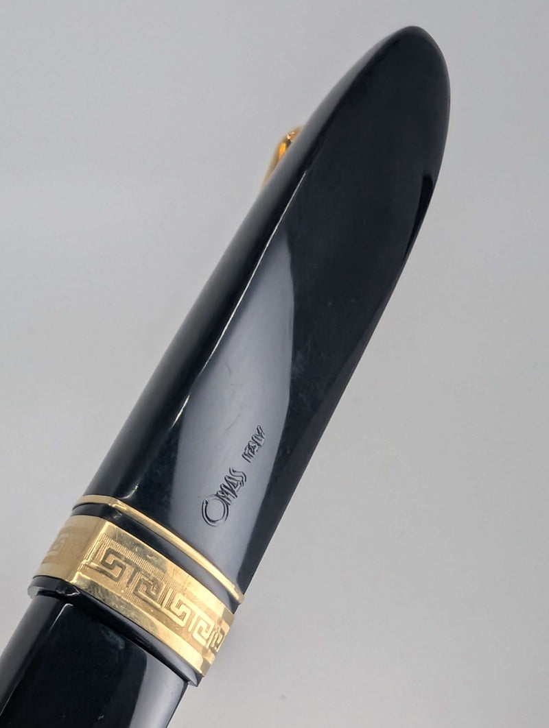 *Consignment* OMAS "360" Black Fountain Pen 18k Gold Medium Nib