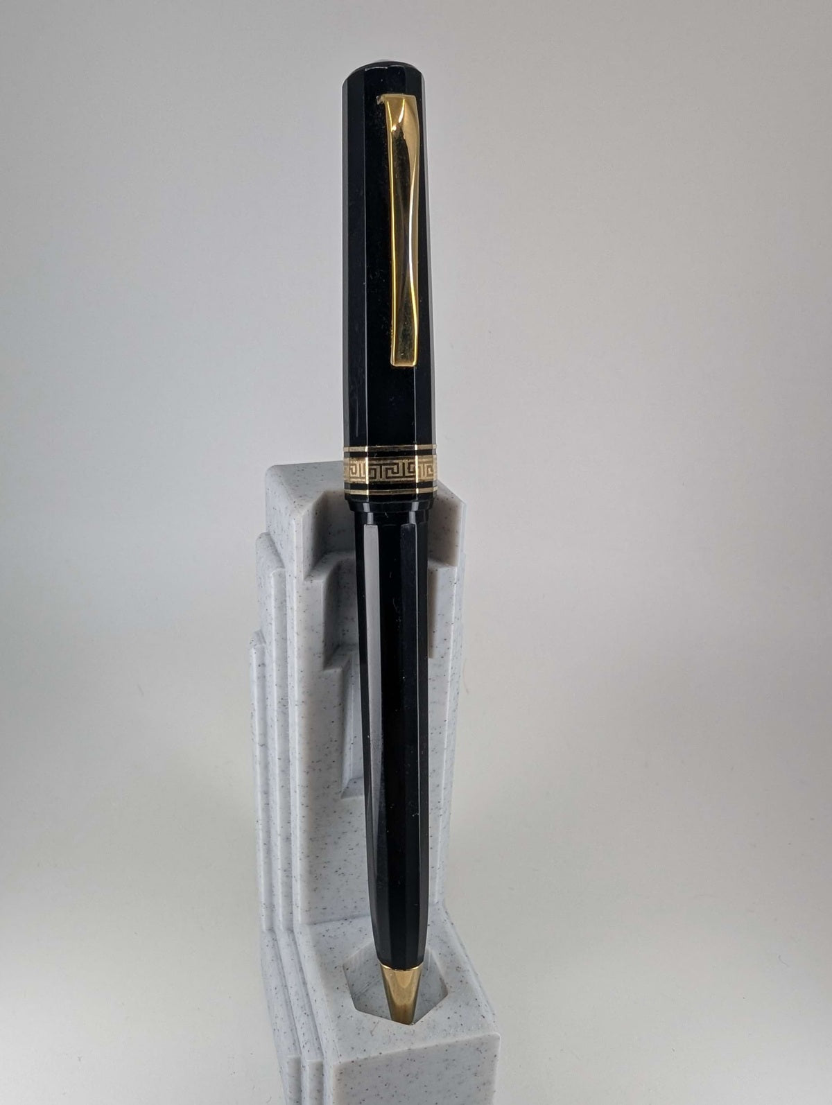 *Consignment* OMAS Extra Black Paragon w/ Gold Trim Mechanical Pencil