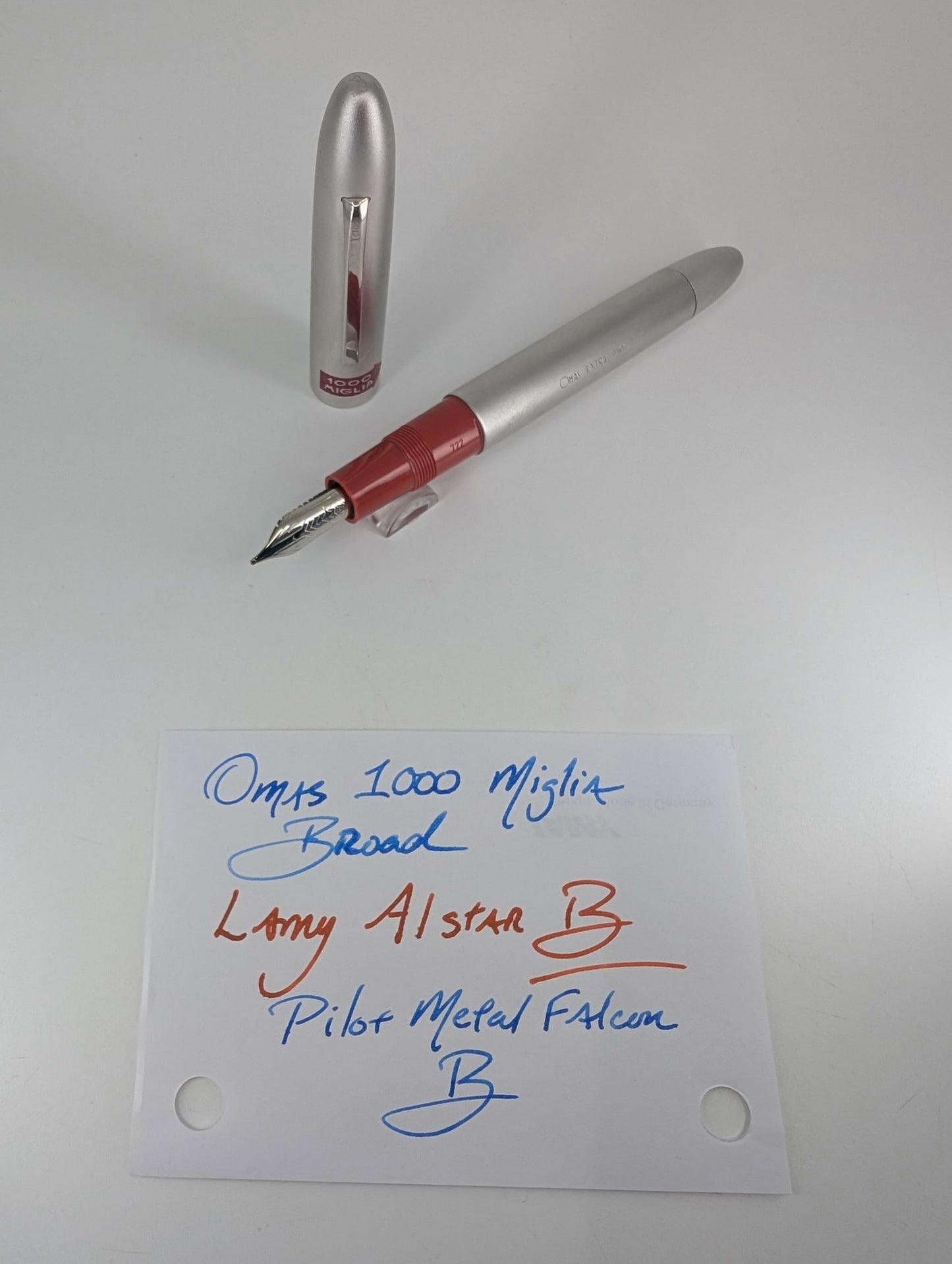 *Consignment* OMAS Miglia 1000 Fountain Pen 18k Gold Broad Nib