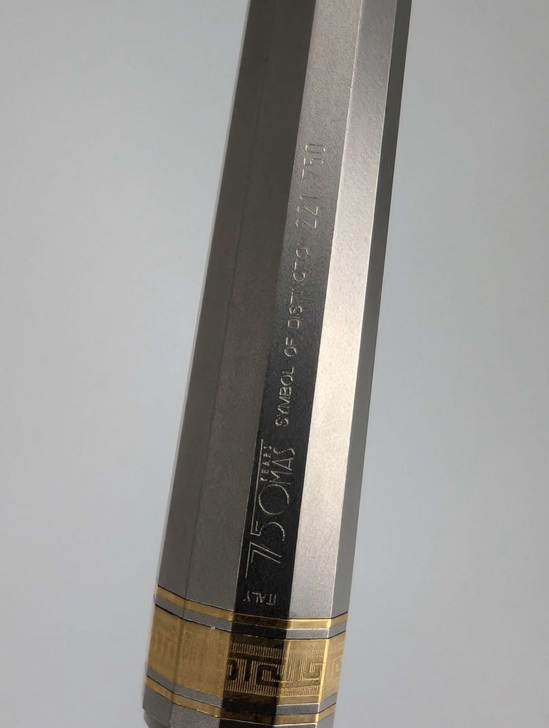 *Consignment* OMAS T2 75th Anniversary 2000 Fountain Pen 18k Gold Fine Nib