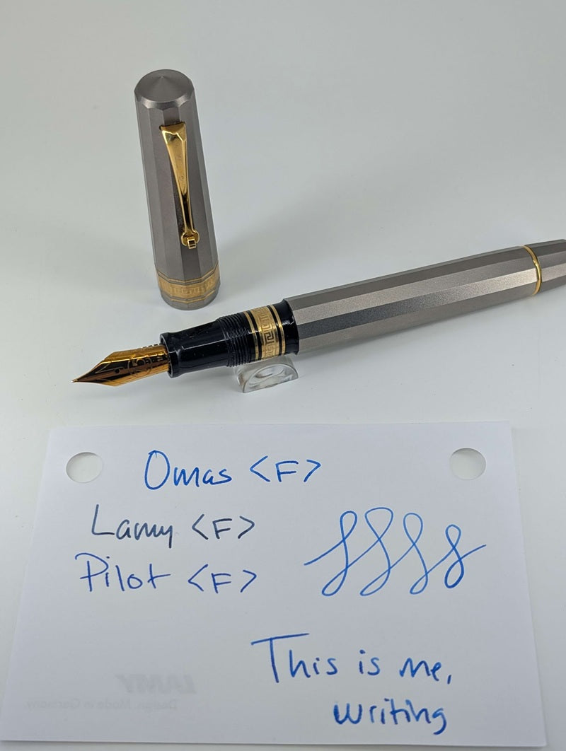 *Consignment* OMAS T2 75th Anniversary 2000 Fountain Pen 18k Gold Fine Nib