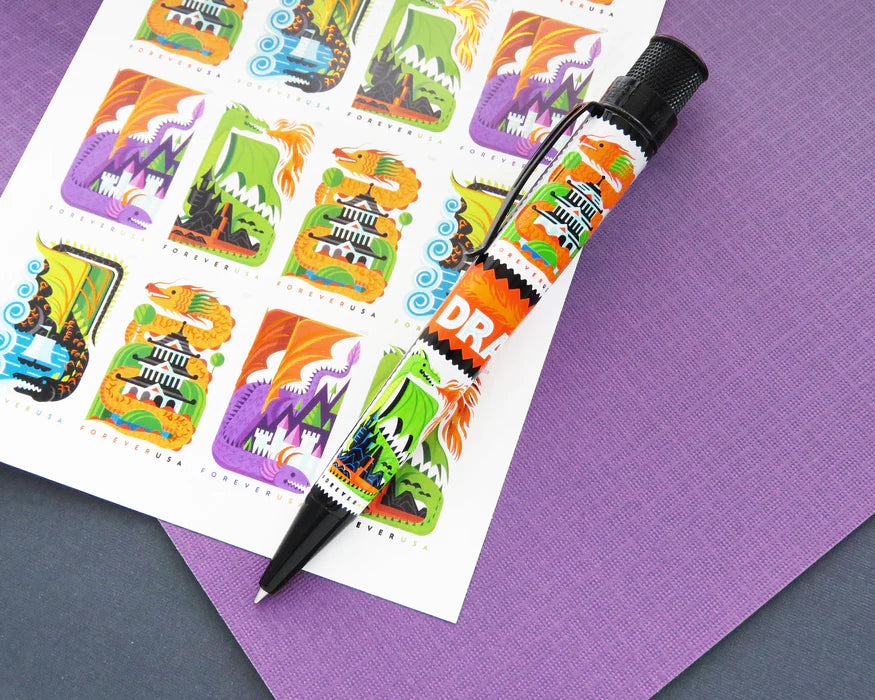 Retro 51 Tornado USPS® Dragons Big Shot Rollerball Pen