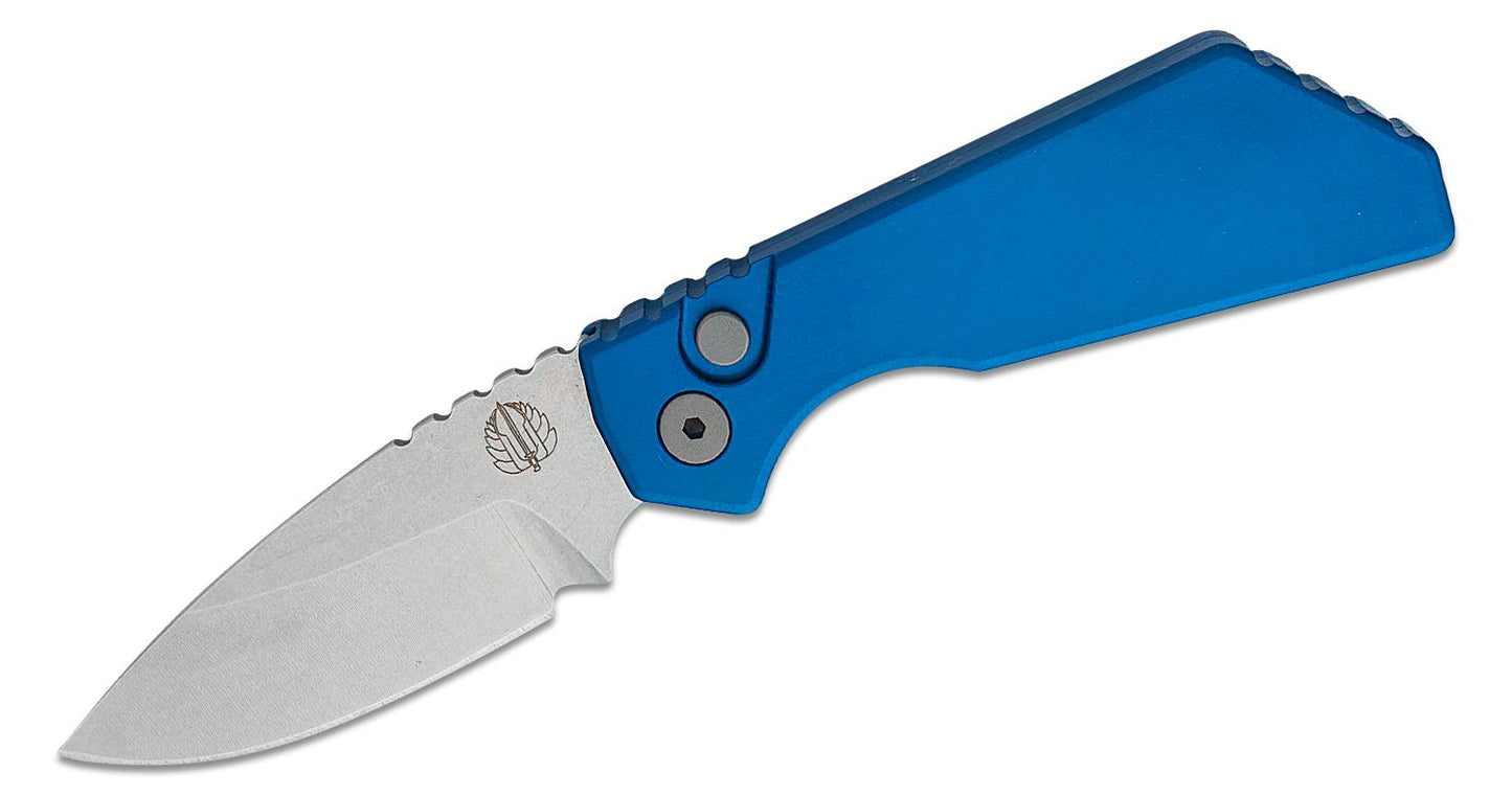 Protech Strider PT Auto Blue Stonewash Magnacut Blade
