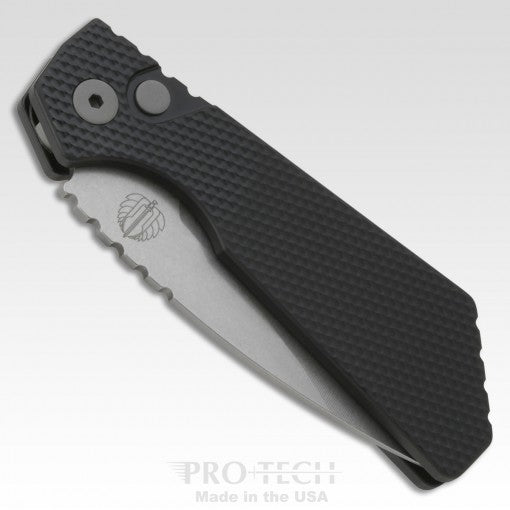 Protech Black Pro Strider PT+ Auto Folding Knife Magnacut Blade