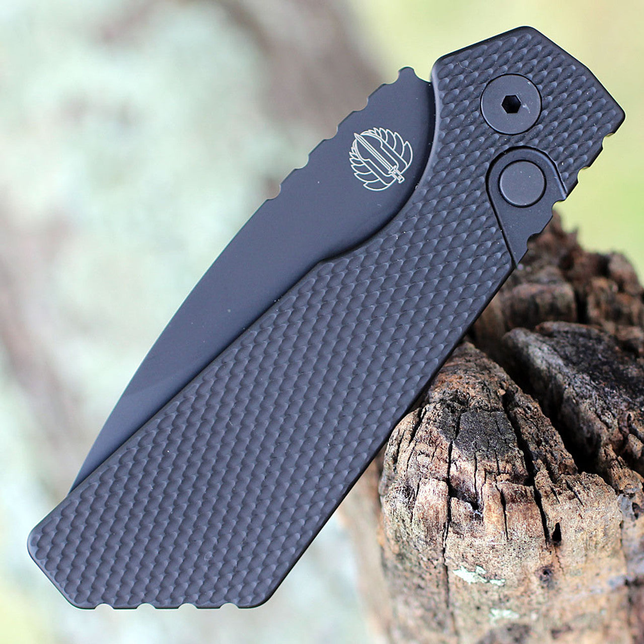Protech Strider PT+ Auto Folding Knife Magnacut Textured Handle