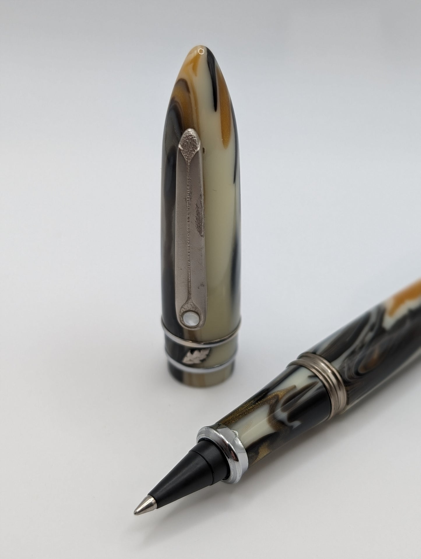 Stipula Model T Pyrite Resin Ballpoint Pen