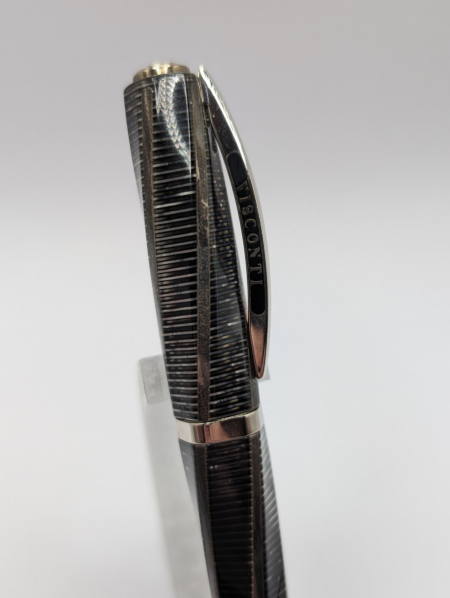 Visconti Metropolitan Grey Celluloid Ballpoint Pen