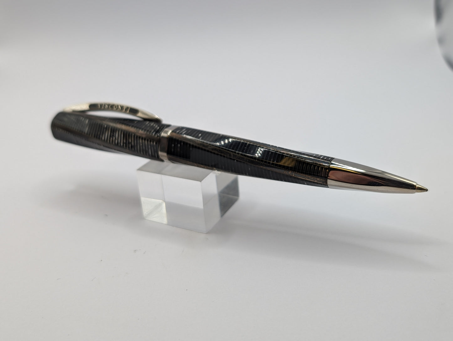 Visconti Metropolitan Grey Celluloid Ballpoint Pen