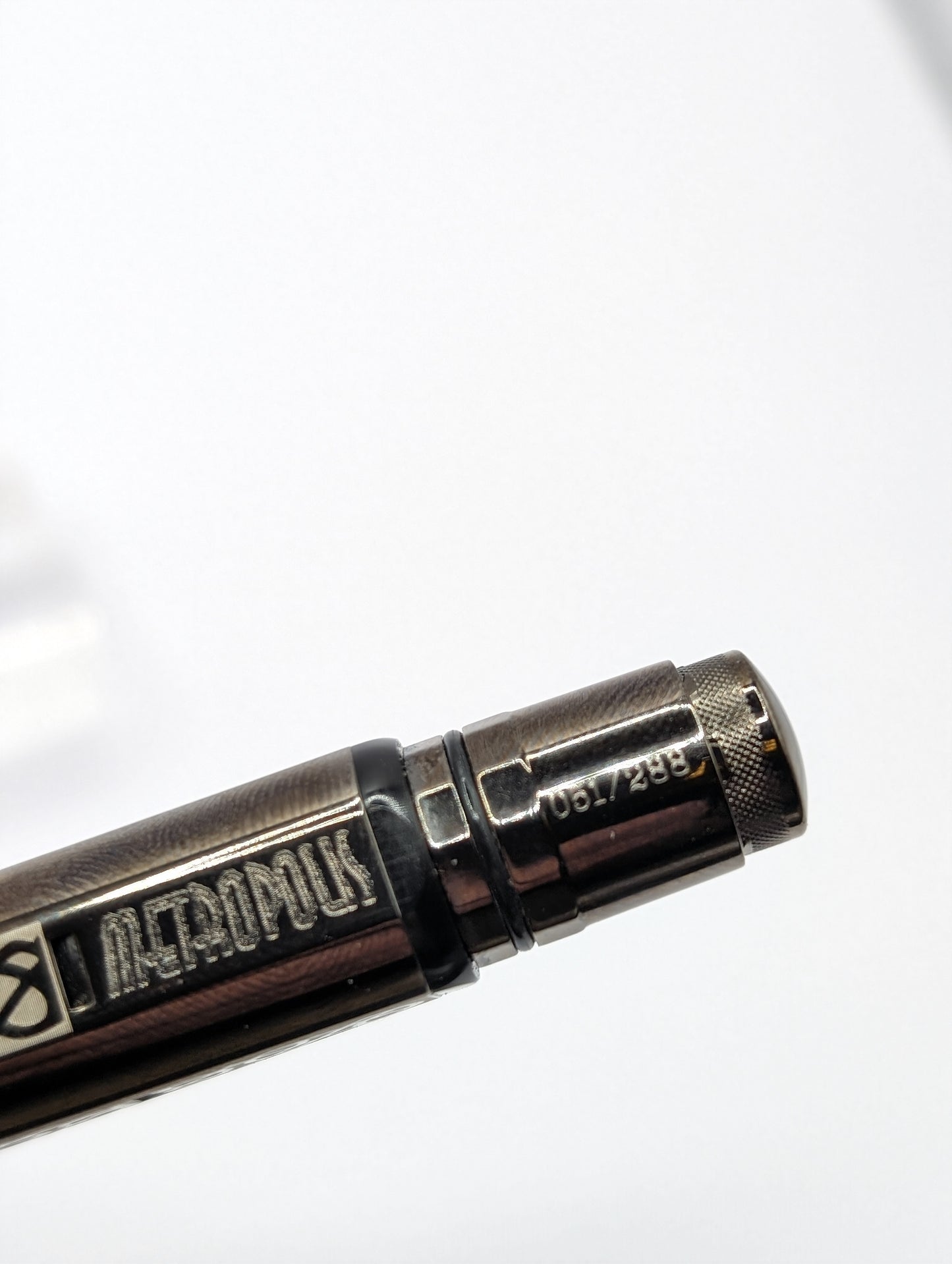 Visconti Metropolis Gordian Knot Gun Metal Sterling Silver Fountain Pen Medium Limited Edition 51 of 288