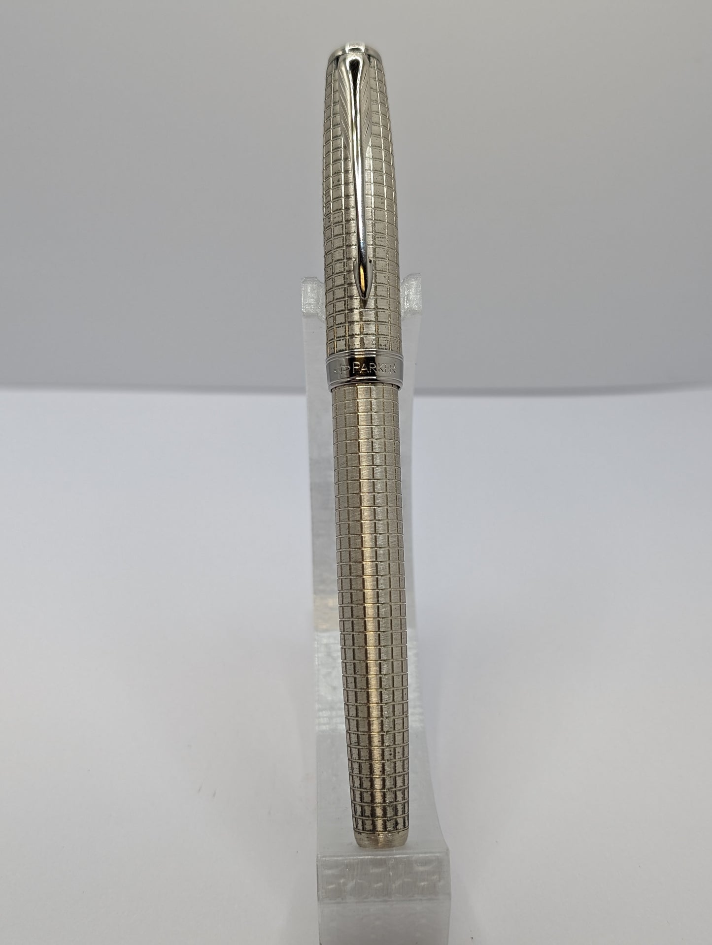 Parker Sonnet Ceselé Silver Rollerball Pen
