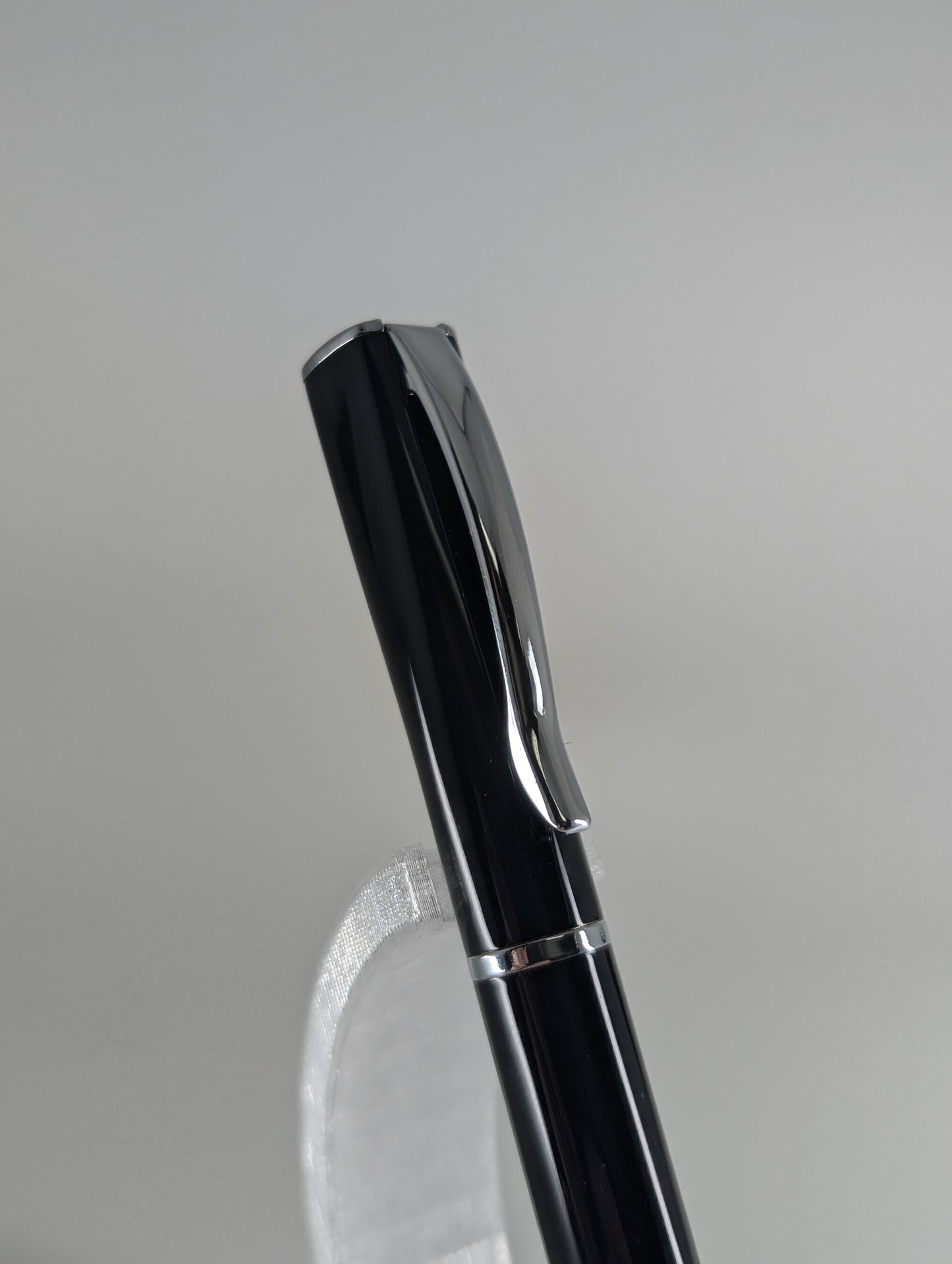 Monteverde Impressa Black w/ Chrome Trim Ballpoint Pen Free Refill