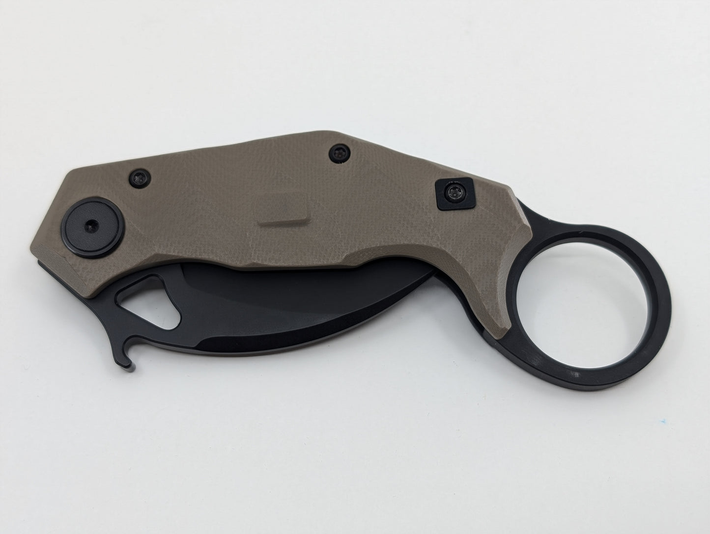 M3 Tactical Tech Karambit Tan Folding Knife