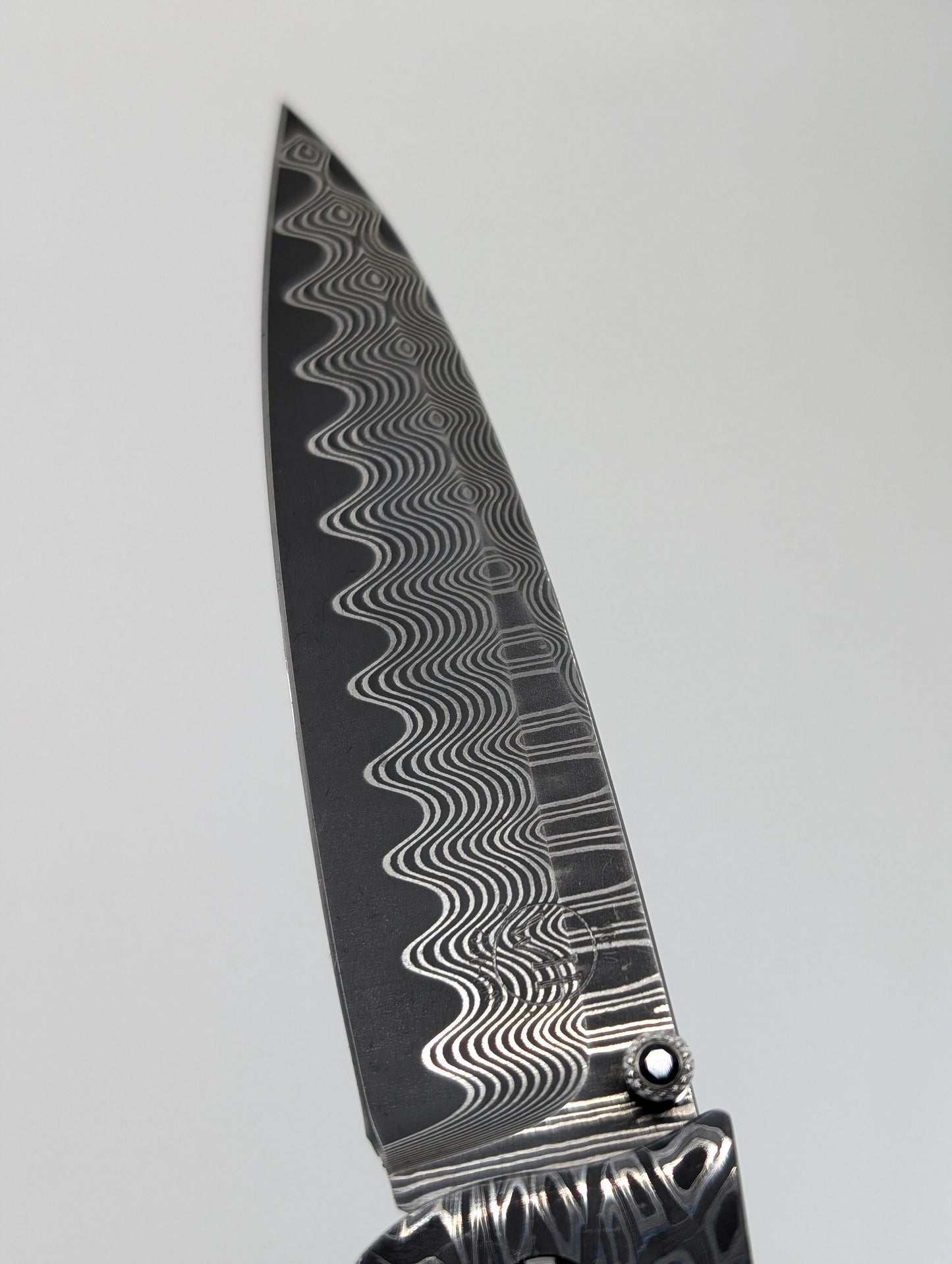 William Henry B30 Octane "Fordite" Button Lock Folding Knife 33 of 100