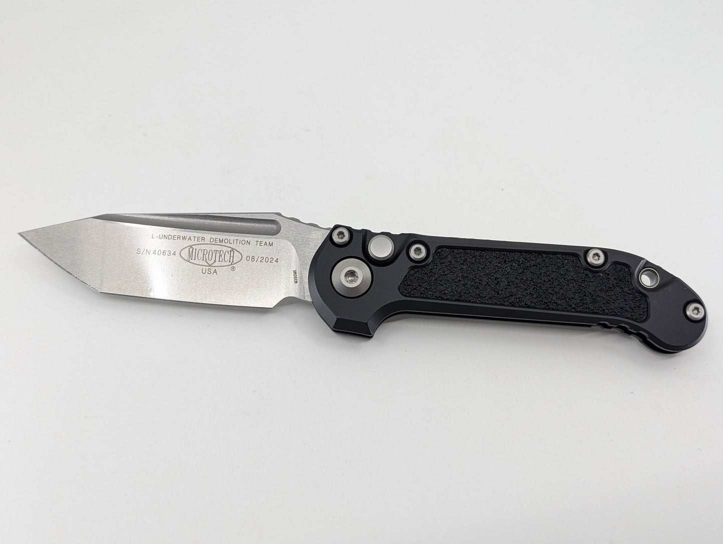 Microtech L.U.D.T T/E Gen III Stonewash Auto Folding Knife