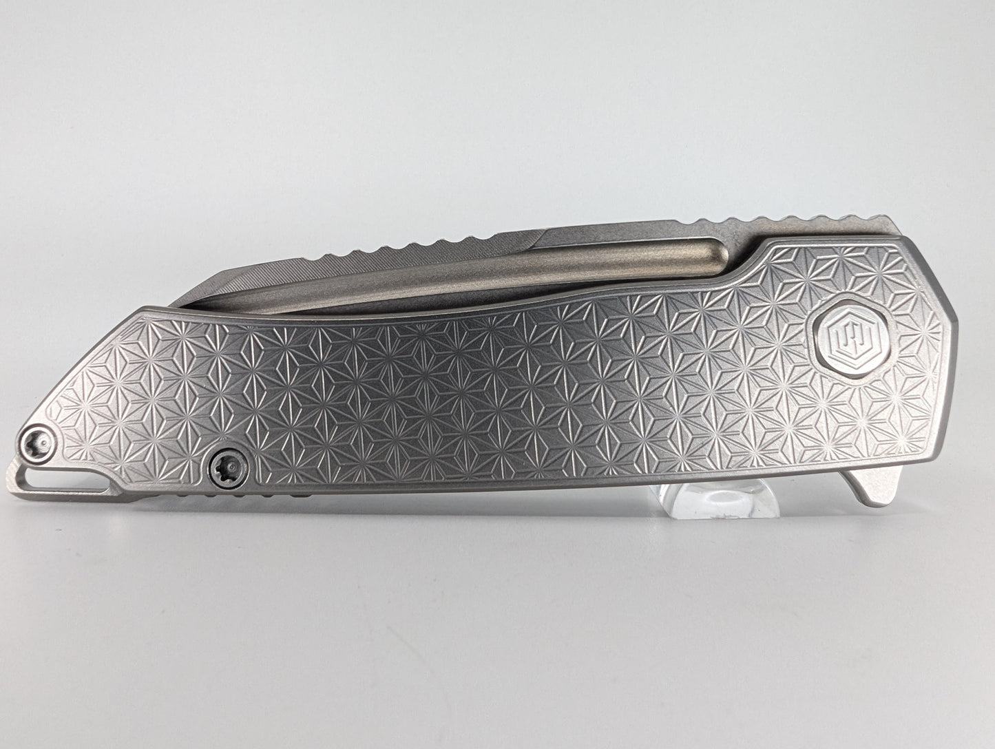 MachineWise Mojave Raw (CPM 20CV | Lightwash | Stars Handle) Framelock Folding Knife 61 *BLEM*