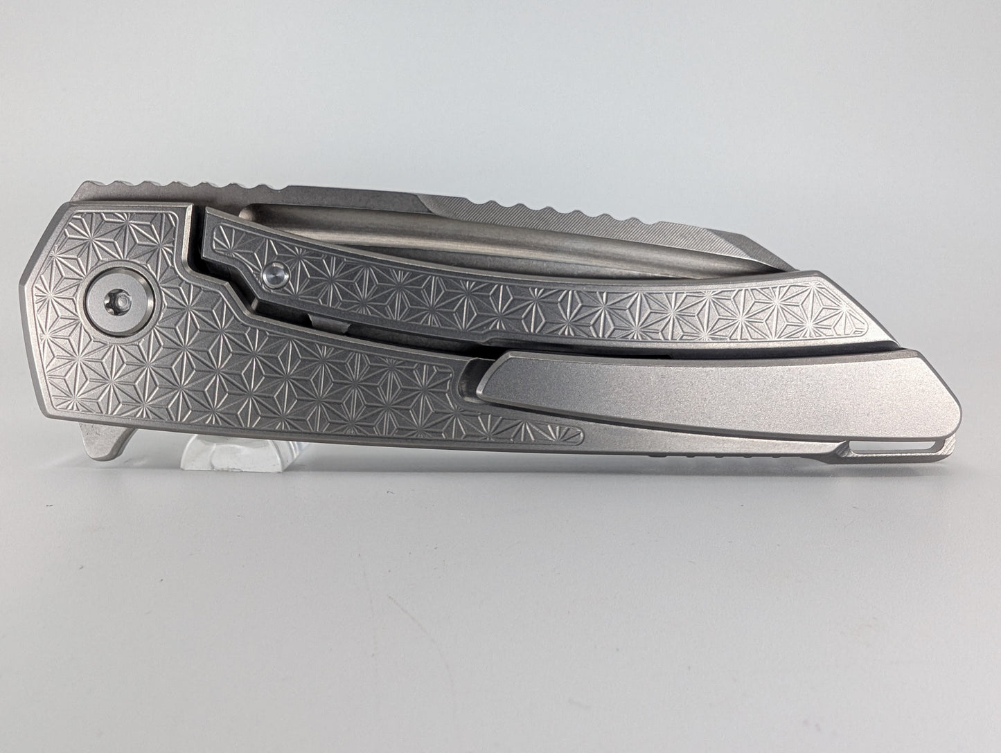 MachineWise Mojave Raw (CPM 20CV | Lightwash | Stars Handle) Framelock Folding Knife 61 *BLEM*