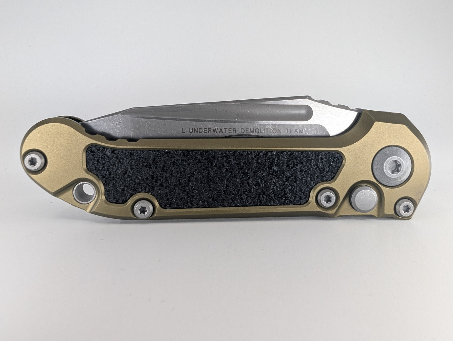 Microtech L.U.D.T. T/E Gen III OD Green Apocalyptic Auto Folding Knife