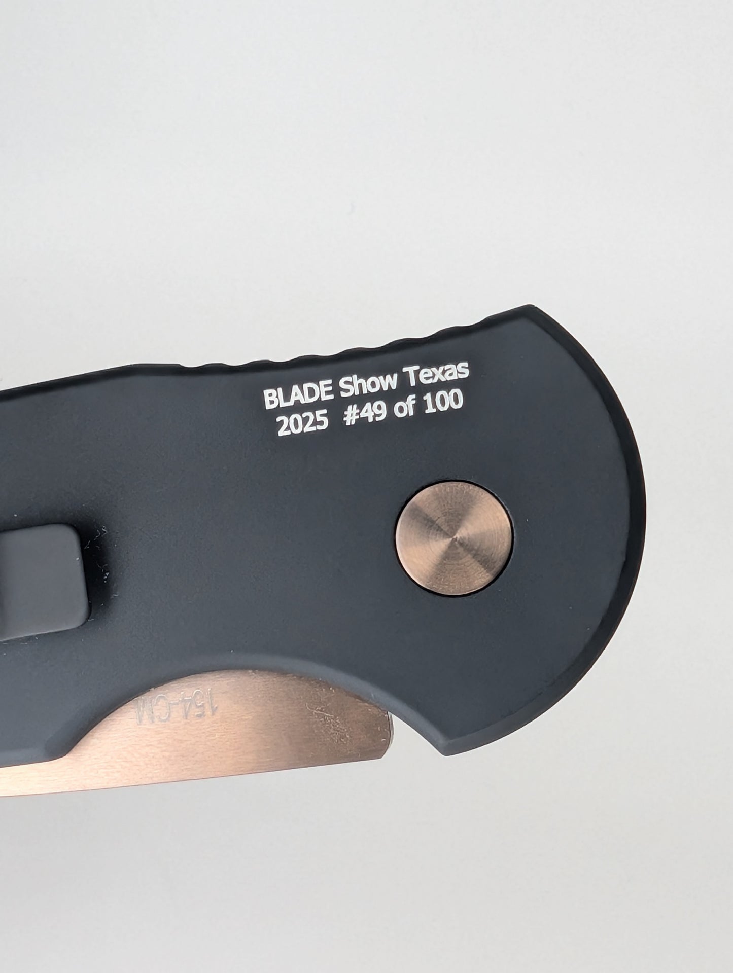 Protech Tactical Response 3 Blade Show Texas 2025 Rose Gold Blade Auto Folding Knife
