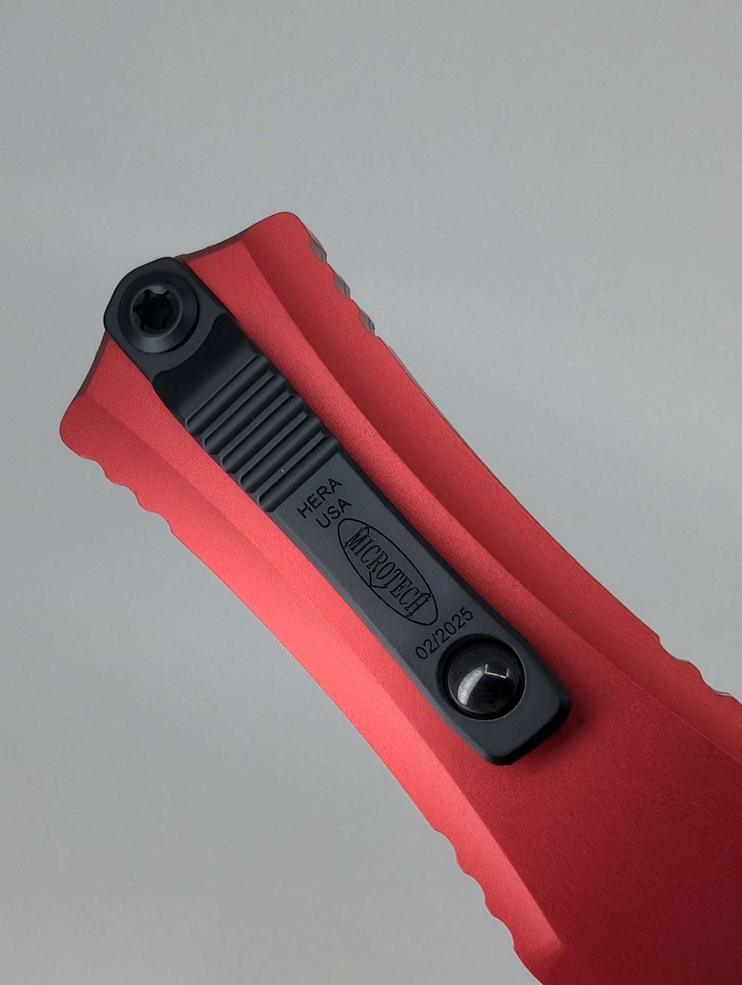 Microtech Hera II Mini Bayonet Red Tactical Out the Front Knife