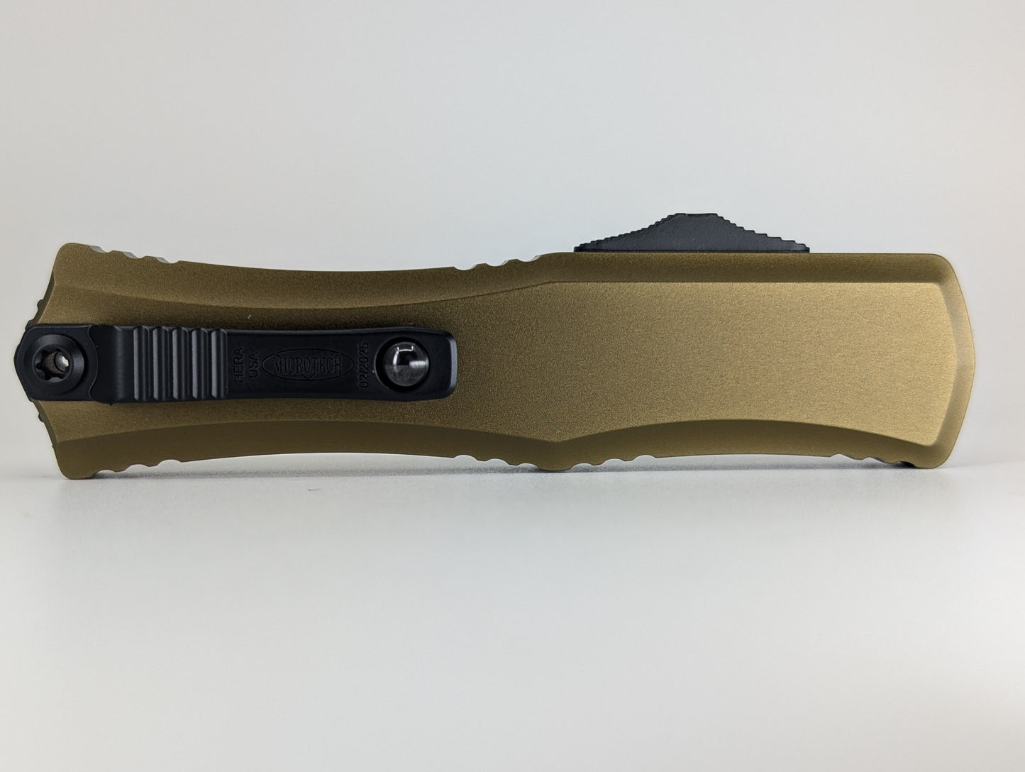 Microtech Hera II Mini Double Edge OD Green Tactical Out the Front Knife