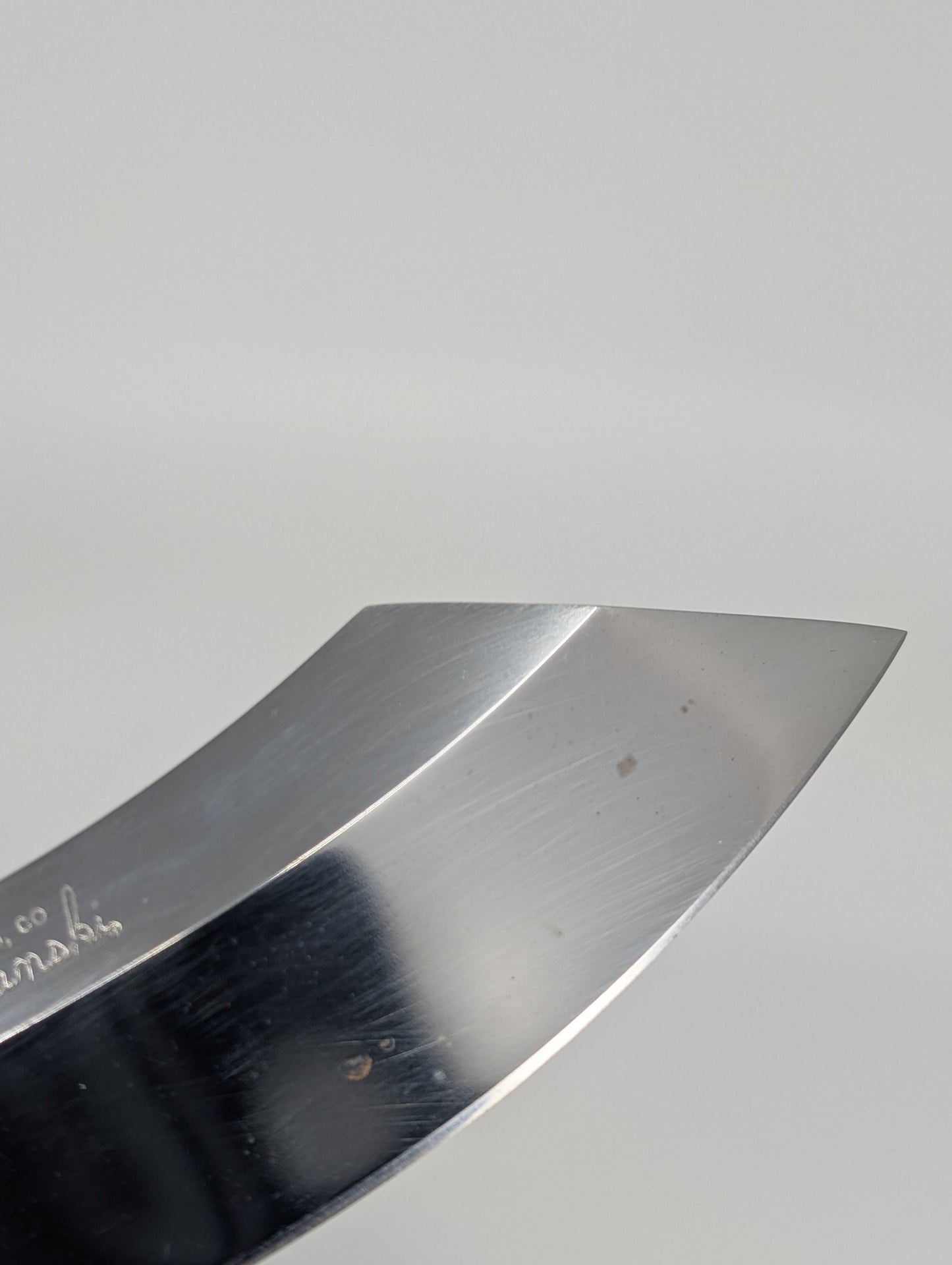 *Consignment* Tom Barminski 6" Fixed Blade Knife w/ Sheath