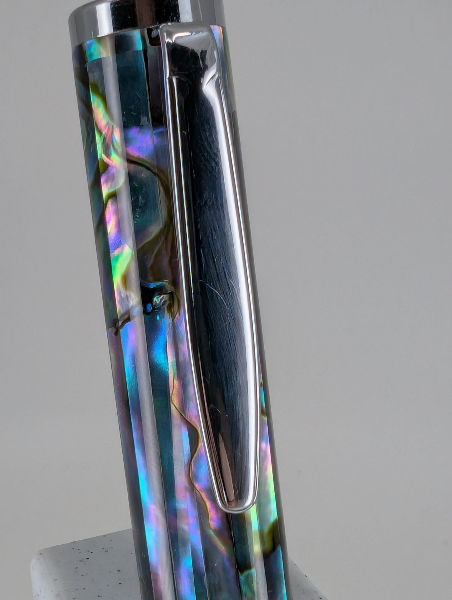 *Consignment* Lachieva Lux Abalone Sea Shell Fountain Pen w/ Schmidt Fine Nib