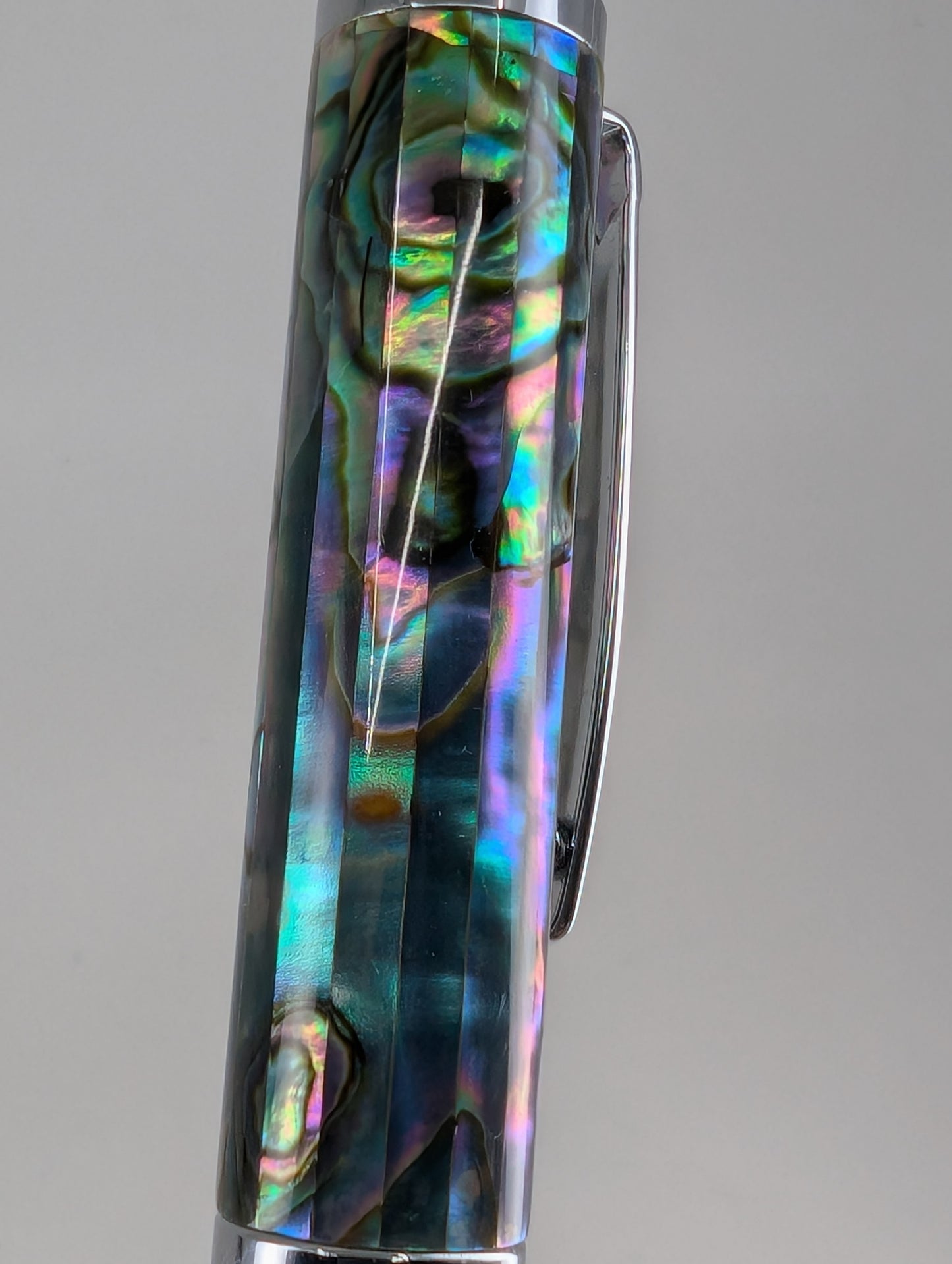*Consignment* Lachieva Lux Abalone Sea Shell Fountain Pen w/ Schmidt Fine Nib