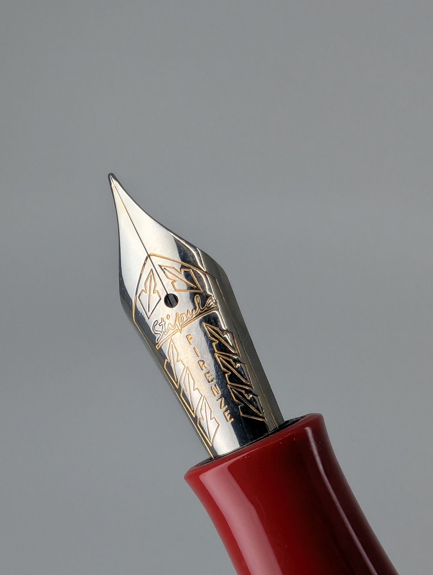 Stipula Etruria Magnifica Red Fountain Pen Steel Nib