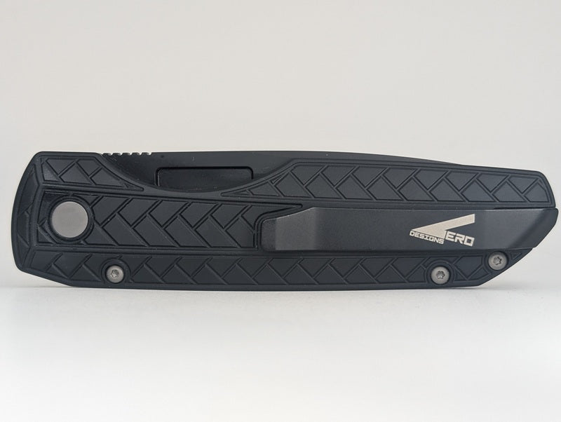 Protech x Vero "Synapse" 2 Black Herringbone Aluminum DLC MagnaMax Auto Folding Knife
