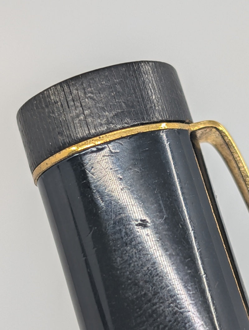 *Consignment* Parker Duofold 1928 Flat Top Black / Gold Fountain Pen