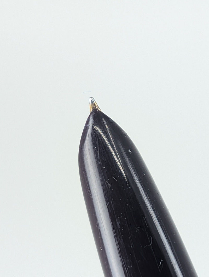 *Consignment* Parker 51 Plum w/ Silver Fountain Pen