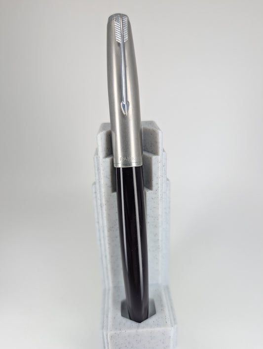 *Consignment* Parker 51 Plum w/ Silver Fountain Pen