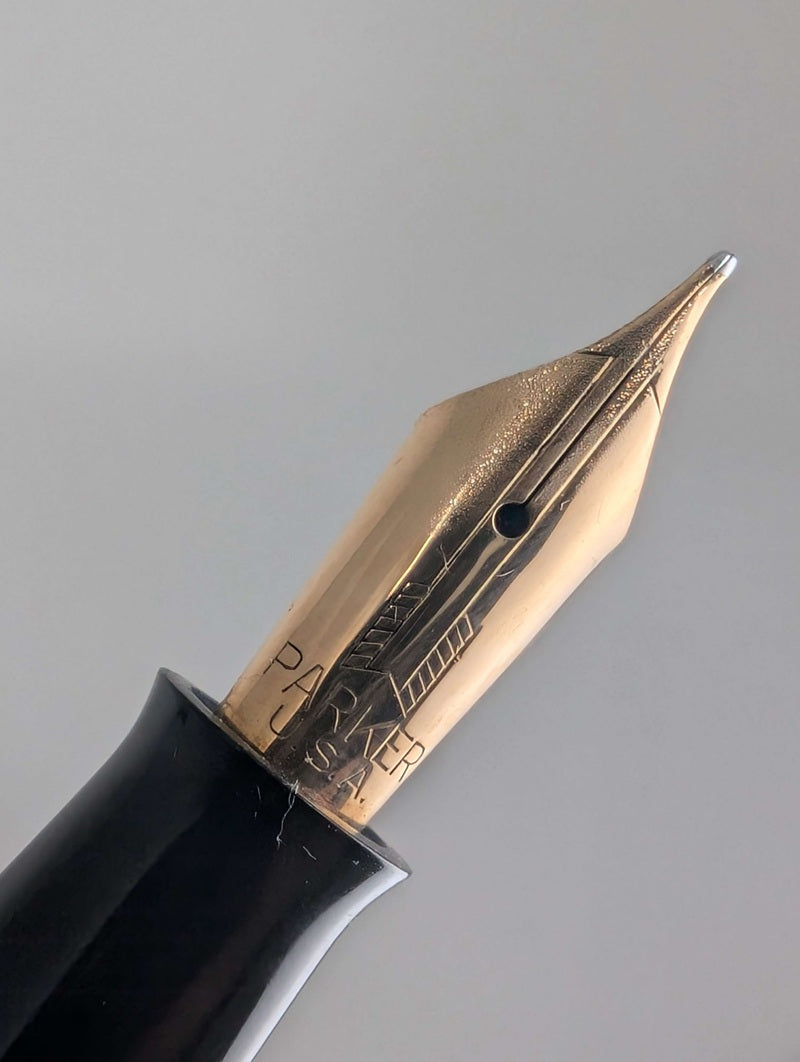 *Consignment* Parker England Duofold Black / Gold Fountain Pen