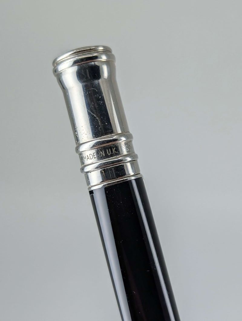 *Consignment* Parker UK Duofold Black / Silver Ballpoint Pen
