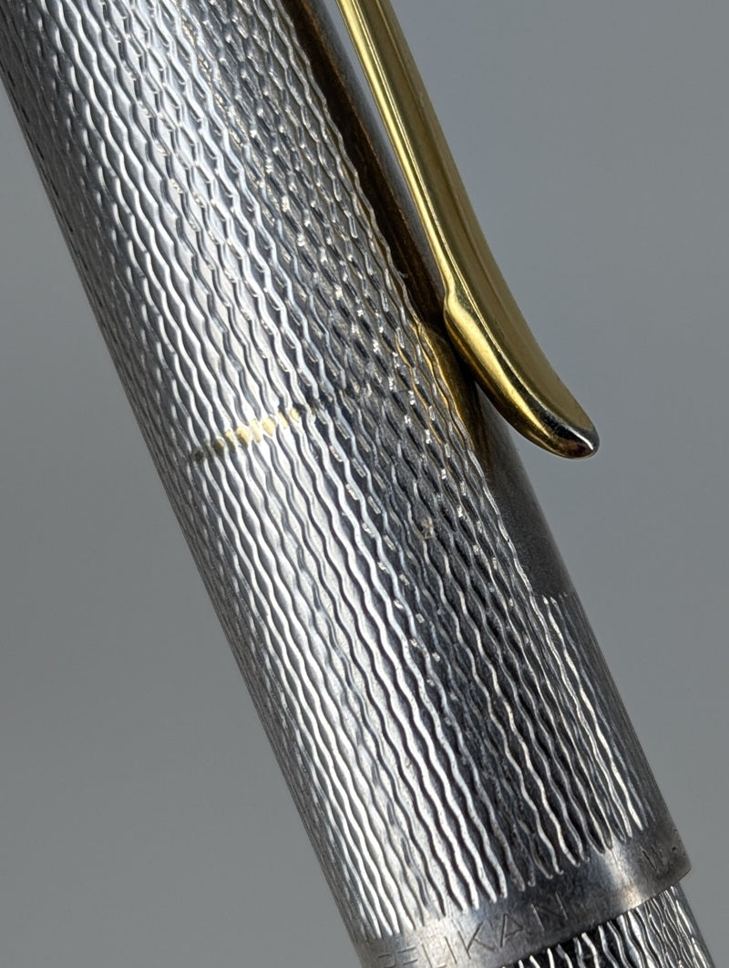 Pelikan-M750-Jubilee-Silver-Fountain-Pen-Scratch