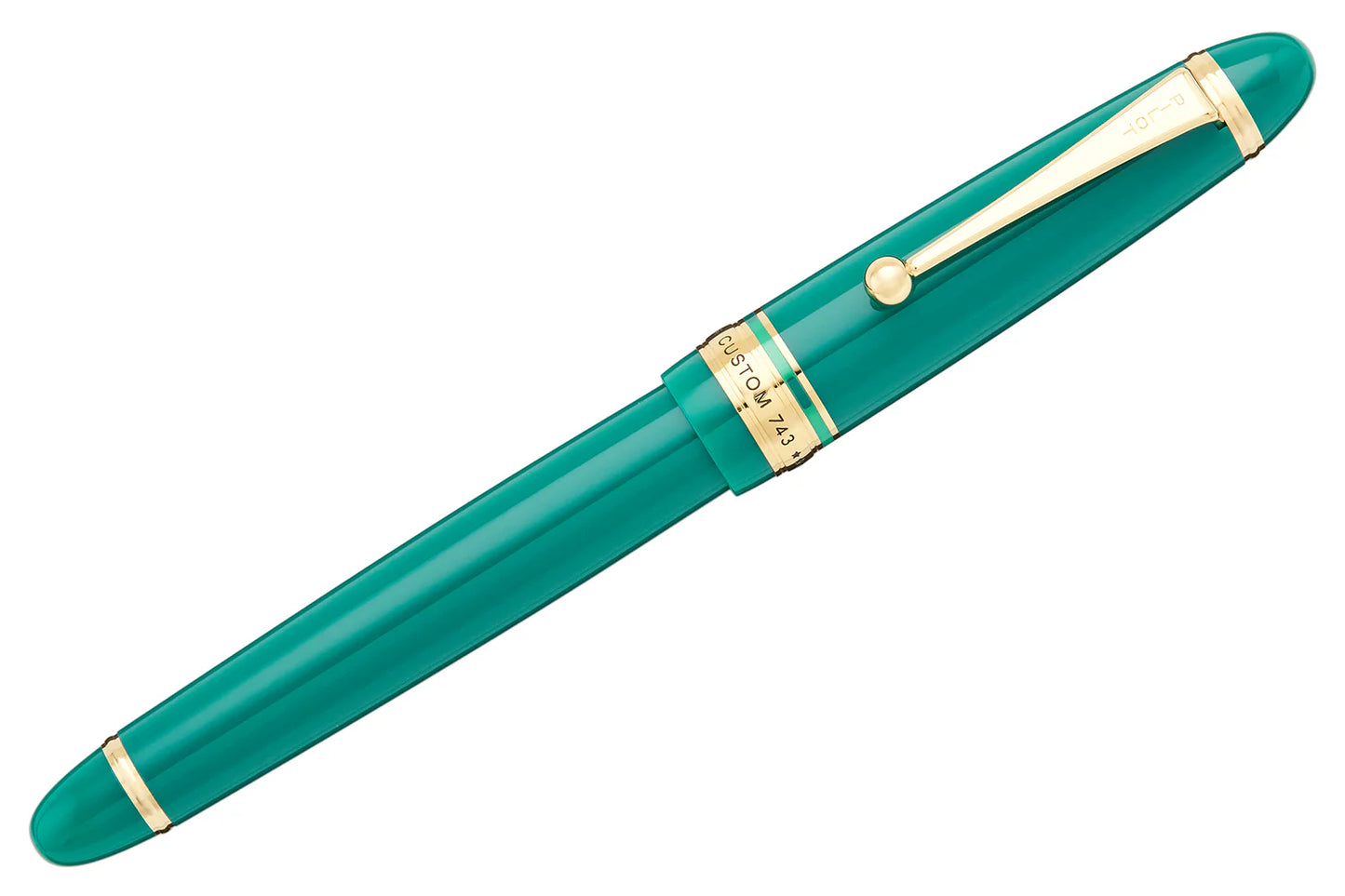 Pilot Custom 743 Green Fountain Pen Fine Nib