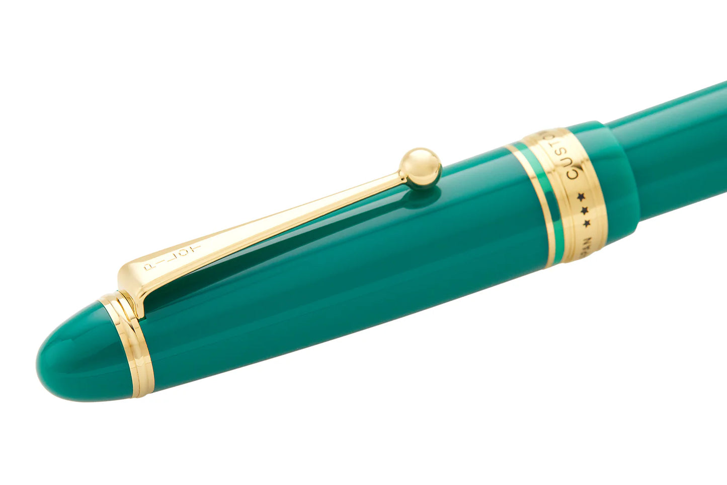 Pilot Custom 743 Green Fountain Pen Fine Nib