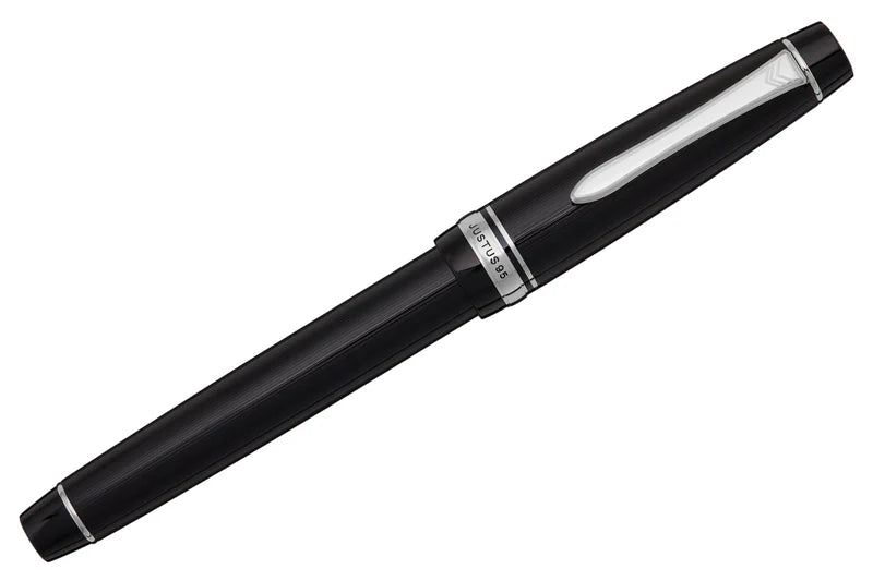 Pilot Justus 95 Black Rhodium Adjustable Fountain Pen