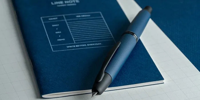 Pilot Vanishing Point Limited Edition 2025 Link Midnight Fountain Pen 18k Gold Medium Nib