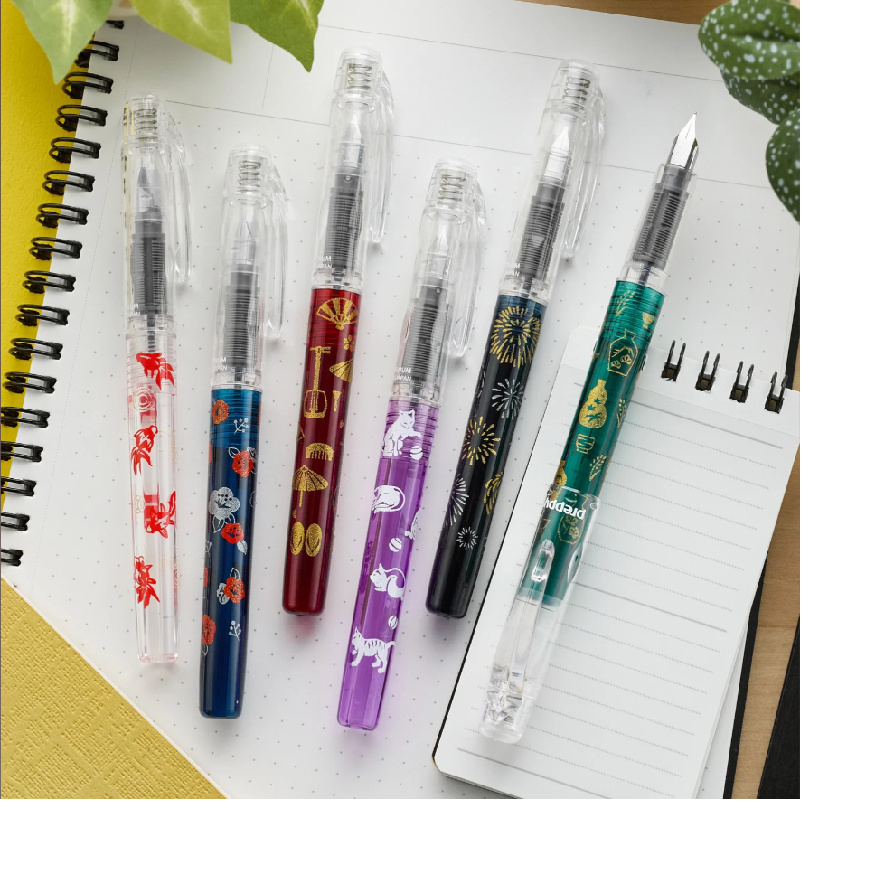 Platinum Preppy Wa Modern Maki-e Edo-Monogatari Fountain Pen Fine Nib