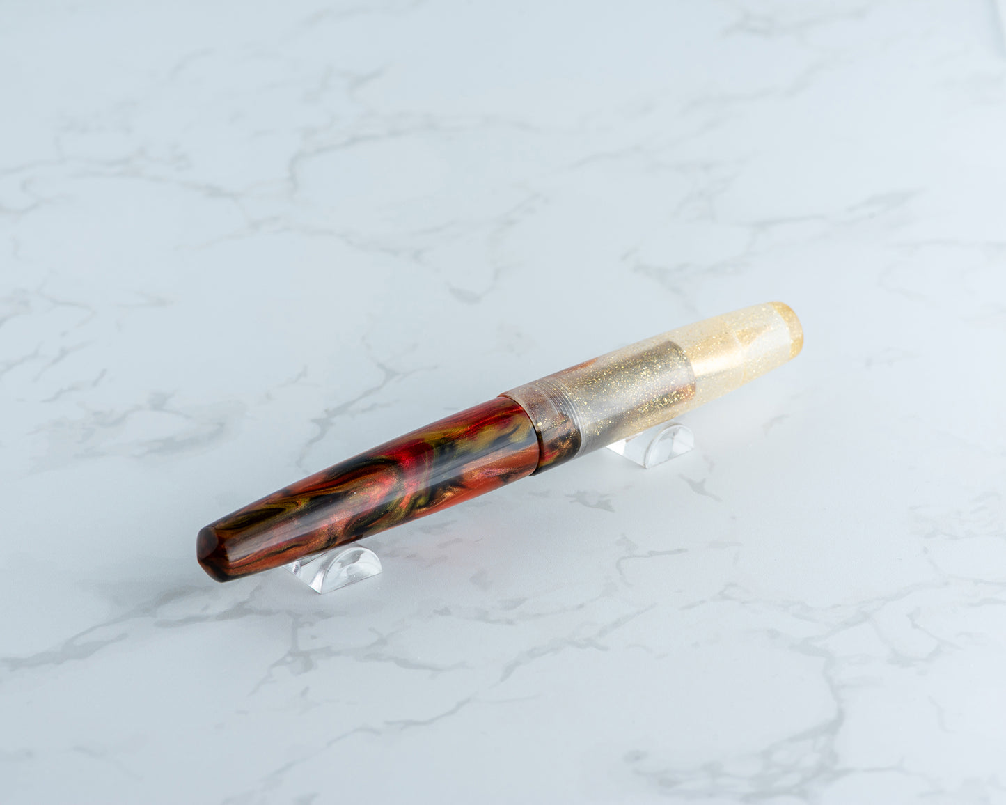 Rhys' Pieces Custom Fountain Pen - "Prometheus Reignited"