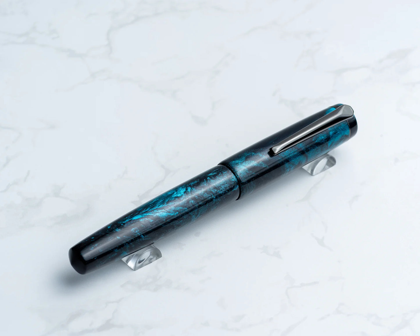 Rhys' Pieces Custom Fountain Pen - "Dark Matter"