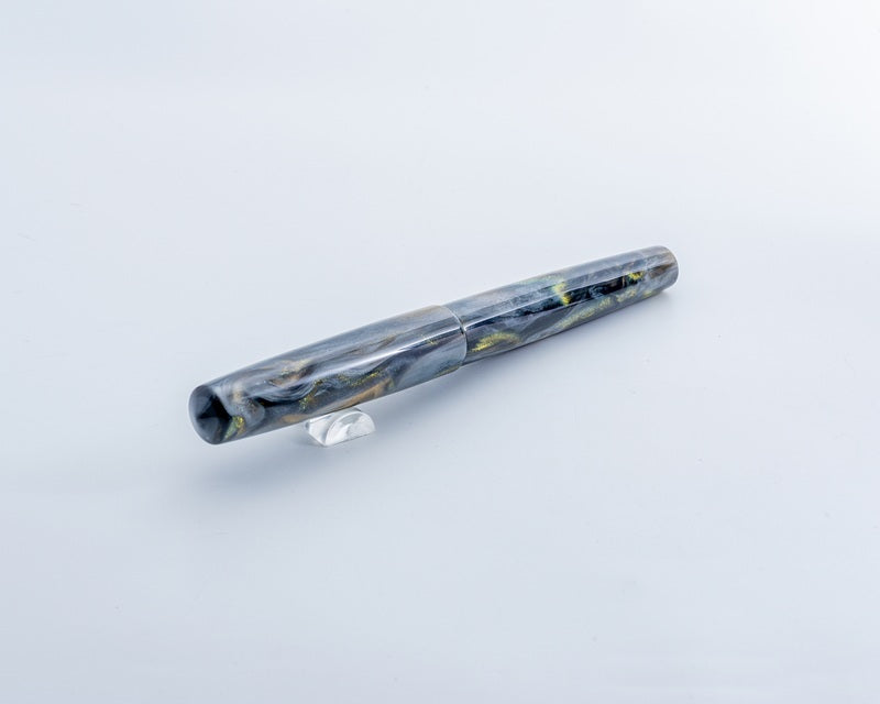Rhys' Pieces Portly Piece Custom Fountain Pen - "Nib Wolf's Ether Ore"