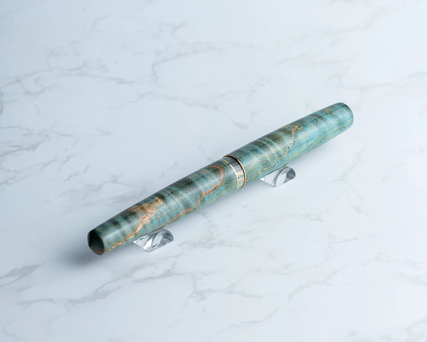 Rhys' Pieces Custom Fountain Pen - "Morning Dew"
