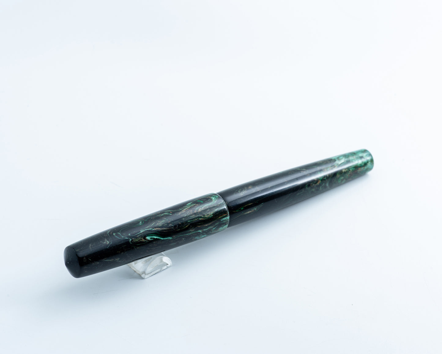 Rhys' Pieces Primary Piece Custom Fountain Pen - "Verdant Void"