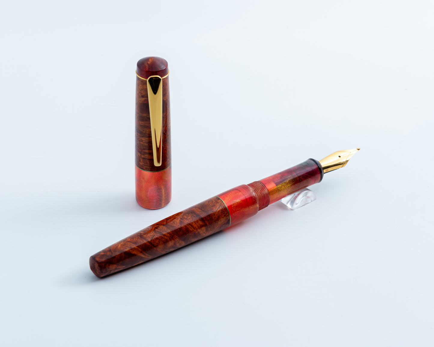 Rhys' Pieces Custom Fountain Pen - "Fawke's Blood"